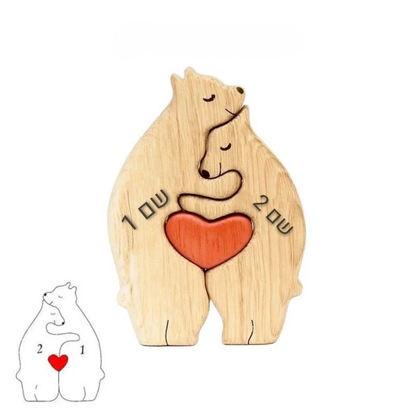 פאזל משפחת דובים חזקה