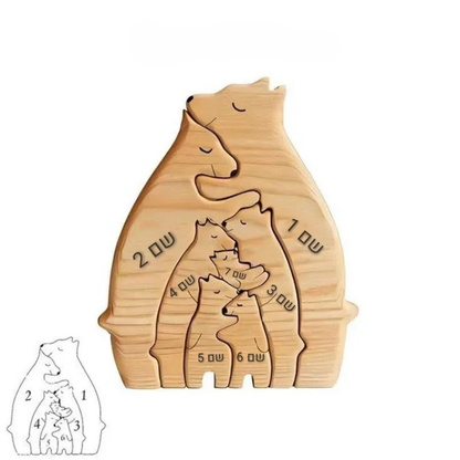 פאזל משפחת דובים חזקה