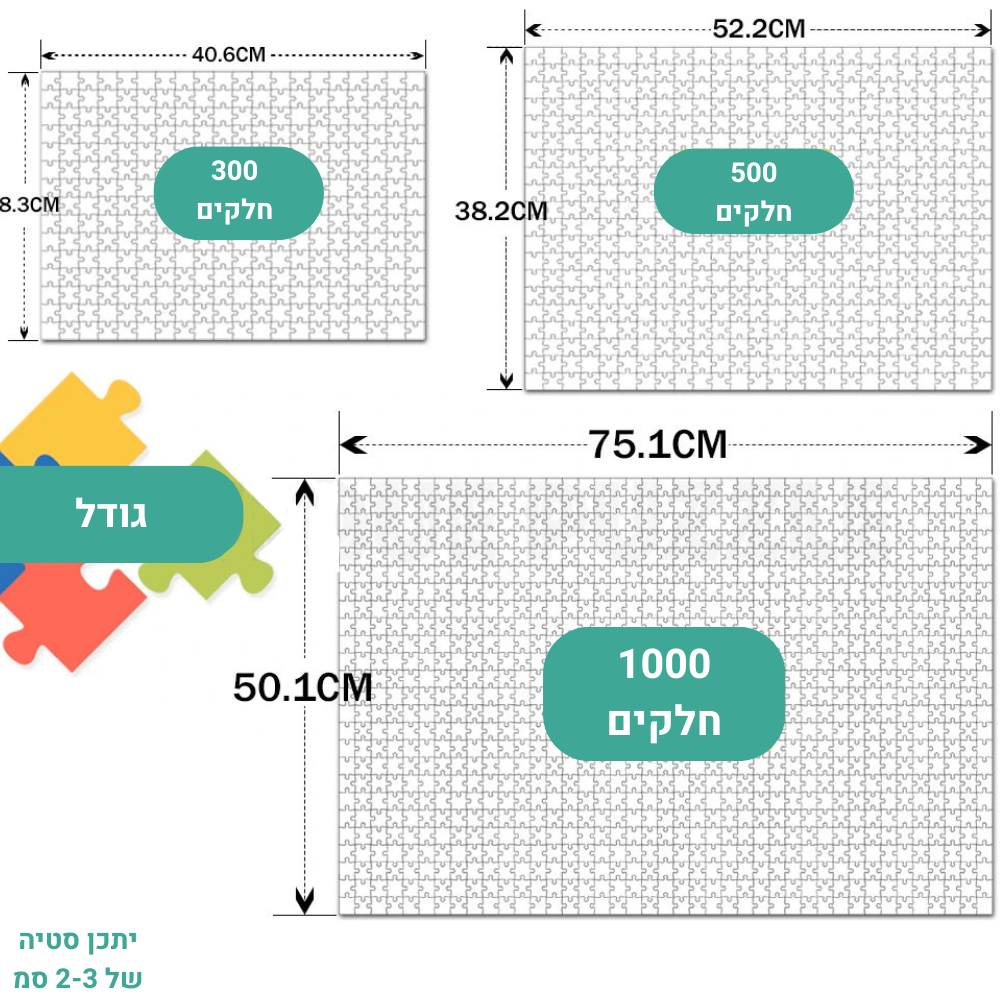 פאזל עם תמונה בעיצוב אישי