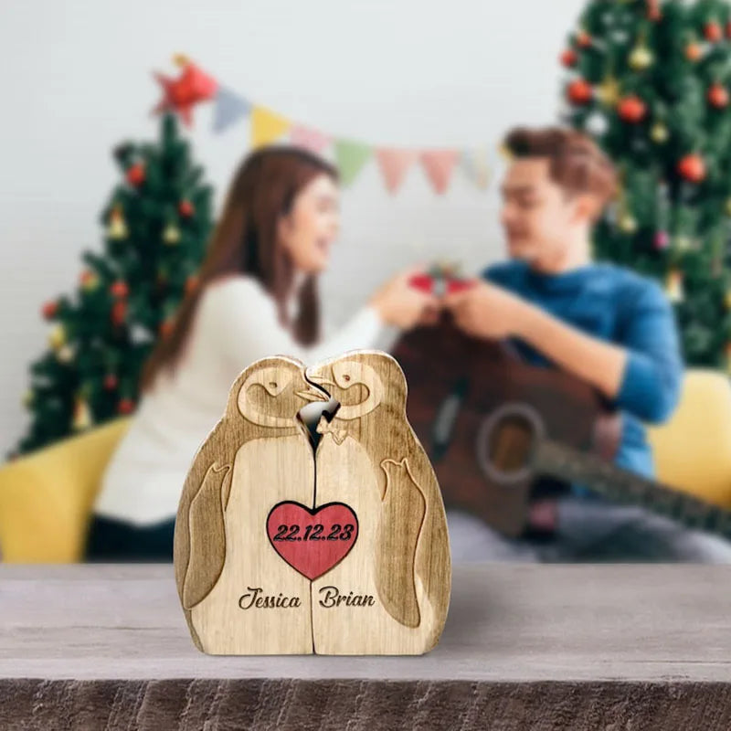 פאזל משפחת פינגווינים מאוחדת