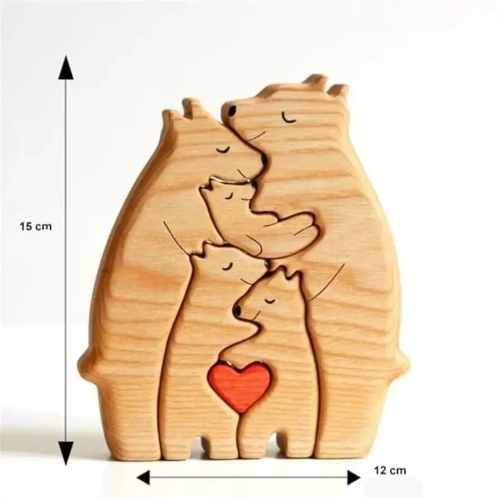 פאזל משפחת דובים חזקה