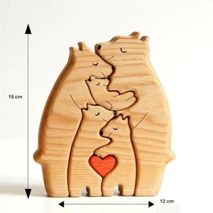 פאזל משפחת דובים חזקה