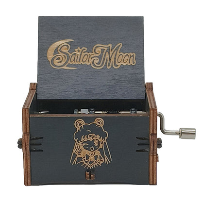 קופסת מוזיקה מעץ