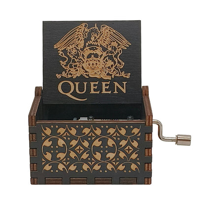 קופסת מוזיקה מעץ