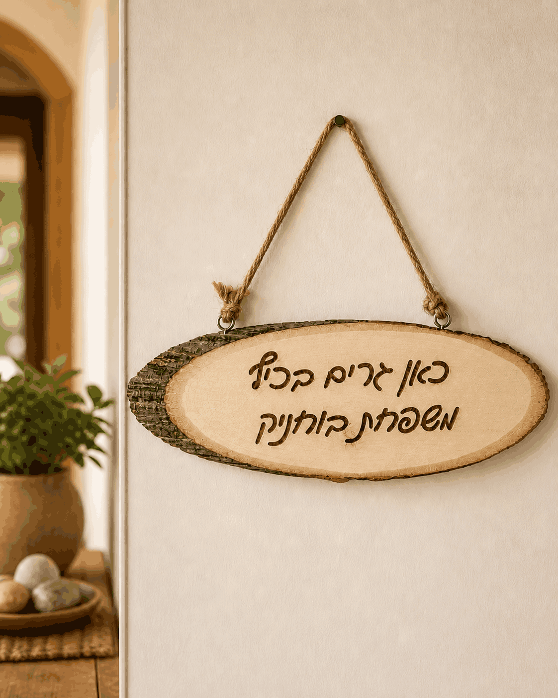שלט כניסה לבית