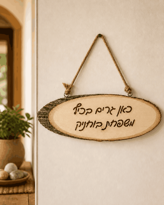 שלט כניסה לבית